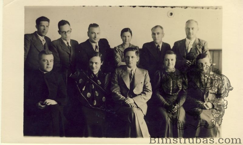 Teodoras Blinstrubas 1938 Kupiskio gimnazijos direktorius