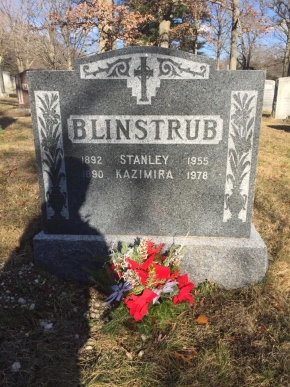 ID239-Stanley-Blinstrub-and-Kazimira-Jarmalinska-St-Josephs-cemetery-West-Roxbury-Mass.