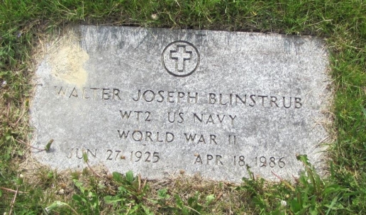 Walter Joseph Blinstrub Saint Mary's Cemetery Hoosick Falls, New York