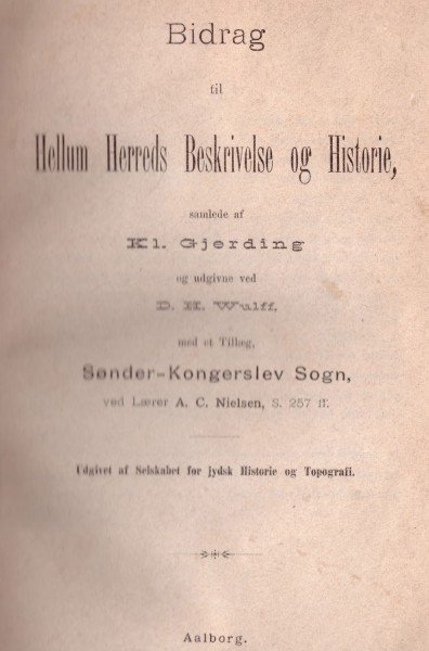 Bidrag til Hellem Herreds Beskrivelse og Historievirselis
