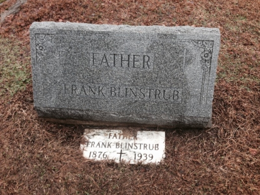 Frank Blinstrub Pringle Saint Ignatius Catholic Church Cemetery